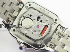 Panthère Secrete Ladies 22mm SS GF 1:1 Best Edition White Dial on SS Bracelet Ronda Quartz