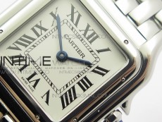 Panthère Secrete Ladies 27mm SS GF 1:1 Best Edition White Dial on SS Bracelet Ronda Quartz