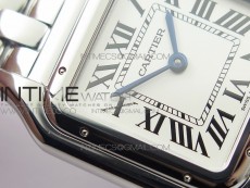 Panthère Secrete Ladies 27mm SS GF 1:1 Best Edition White Dial on SS Bracelet Ronda Quartz