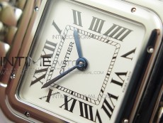 Panthère Secrete Ladies 27mm SS GF 1:1 Best Edition White Dial on SS Bracelet Ronda Quartz