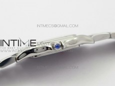 Panthère Secrete Ladies 27mm SS GF 1:1 Best Edition White Dial on SS Bracelet Ronda Quartz