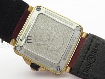 BR 03-92 Diver Bronze B12 1:1 Best Edition Black Dial on Black Leather Strap MIYOTA 9015 (Free Rubber Strap)