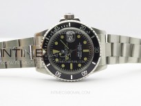 Vintage Submariner 1680 SS B12 Best Edition Black Dial on SS Bracelet A2836 (Style2)