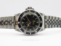 Vintage Submariner 5513 No Date SS B12 Best Edition Black Dial on Jubilee Bracelet A2836 (Style6)