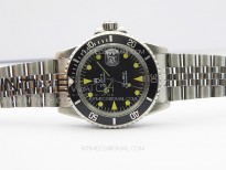 Vintage Submariner 1680 SS B12 Best Edition Black Dial on Jubilee Bracelet A2836 (Style1)