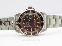 Vintage Submariner 1680 SS JKF Best Edition Tropical Red Dial on SS Bracelet