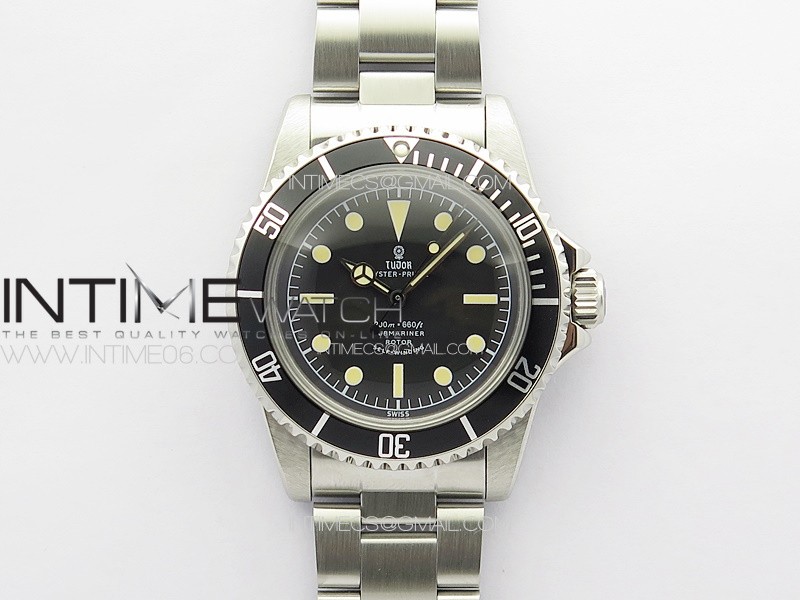 Vintage Submariner 1680 No Date SS JKF Best Edition Black Dial on SS Bracelet (Style2) A2836