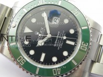 Submariner 126610 LV Green Ceramic Bezel 904L Steel ZF 1:1 Best Edition Black Dial On 904L Bracelet VR3235