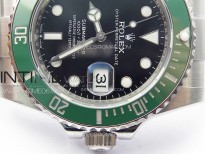 Submariner 126610 LV Green Ceramic Bezel 904L Steel ZF 1:1 Best Edition Black Dial On 904L Bracelet VR3235