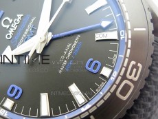 Planet Ocean 45.5mm Deep Black Real Ceramic (Blue) VSF 1:1 Best Edition on Black Nylon Strap A8906 Super Clone