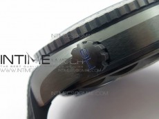 Planet Ocean 45.5mm Deep Black Real Ceramic (Blue) VSF 1:1 Best Edition on Black Nylon Strap A8906 Super Clone