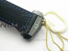 Planet Ocean 45.5mm Deep Black Real Ceramic (Blue) VSF 1:1 Best Edition on Black Nylon Strap A8906 Super Clone