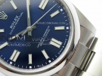 Oyster Perpetual 41mm 124300 SS APSF 1:1 Best Edition Blue Dial on SS Bracelet A2824