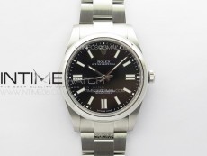 Oyster Perpetual 41mm 124300 SS APSF 1:1 Best Edition Black Dial on SS Bracelet A2824