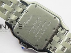 Panthère Secrete Ladies 27mm Diamond Bezel SS GF 1:1 Best Edition White Dial on SS Bracelet Ronda Quartz