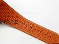 Defy Classic PVD LF 1:1 Best Edition Skeleton Orange Dial on Orange Rubber Strap A2892 V2