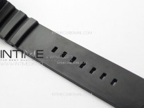 Aquatimer IW358002 SS V6S 1:1 Best Edition Black Dial White Sticks Markers on Black Rubber Strap A2824