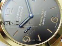 Pre Order PAM1115  RG VSF 1:1 Best Edition Blue Dial on Blue Leather Strap P.9010 Super Clone