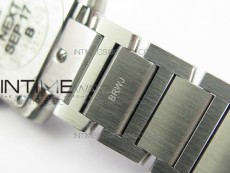 Tank Francaise Ladies 25mm SS 8848F 1:1 Best Edition White Dial Diamond Markers on SS Bracelet Ronda Quartz