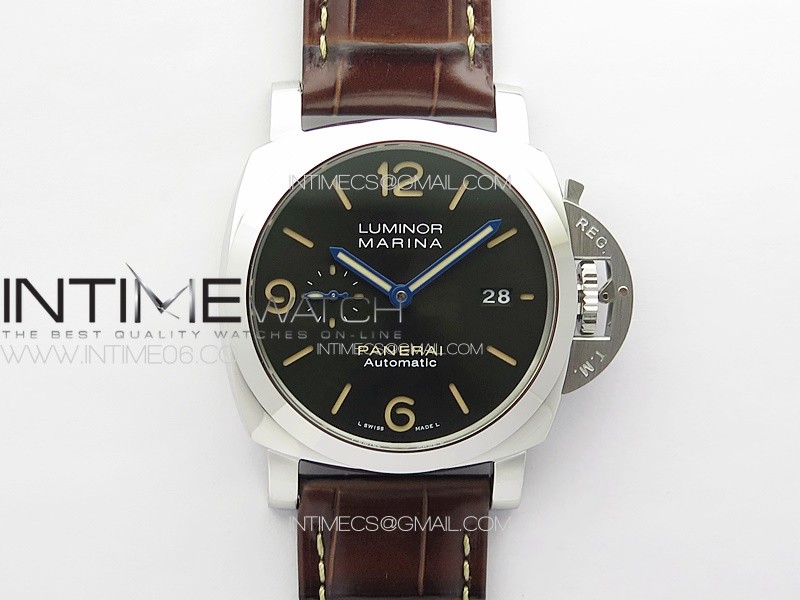 Pre Order PAM1116 SS VSF 1:1 Best Edition Green Dial on Brown Leather Strap P.9010 Super Clone