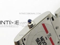 Tank Francaise Ladies 25mm SS 8848F 1:1 Best Edition White Dial on SS Bracelet Ronda Quartz