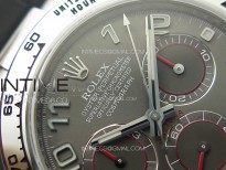 Daytona 116519 Clean 1:1 Best Edition 904L SS Case and Bracelet Gray Dial Numbers Markers SA4130 V2