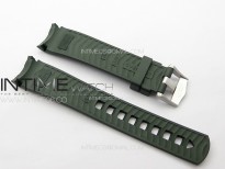 Green Rubber Strap For Seamaster Diver 300M 20mm