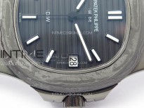 Nautilus 5711 DIW Carbon DIWF 1:1 Best Edition Black Textured Dial on Carbon/PVD Bracelet 324CS