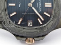 Nautilus 5711 DIW Carbon DIWF 1:1 Best Edition Black Textured Dial on Carbon/RG Bracelet 324CS