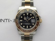 GMT-Master II 126711CHNR 904L/RG Clean 1:1 Best Edition Black Dial on 904L/RG Bracelet CHS3186