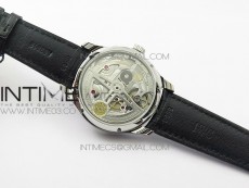 Portuguese Real PR Real Annual Calendar IW5035 ZF 1:1 Best Edition White Dial Silver Markers on Black Leather Strap A52850