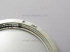 Portuguese Real PR Real Annual Calendar IW5035 ZF 1:1 Best Edition White Dial Silver Markers on Black Leather Strap A52850