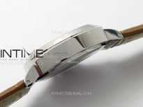 PAM778 W HWF 1:1 Best Edition White Dial on Brown Leather Strap A6497