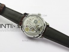 Portuguese Real PR Real Annual Calendar IW503501 ZF 1:1 Best Edition White Dial on Brown Leather Strap A52850