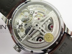 Portuguese Real PR Real Annual Calendar IW503501 ZF 1:1 Best Edition White Dial on Brown Leather Strap A52850