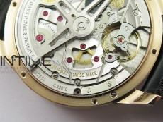 Portuguese Real PR Real Annual Calendar IW503501 RG ZF 1:1 Best Edition White Dial on Brown Leather Strap A52850