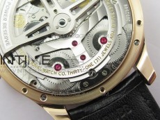 Portuguese Real PR Real Annual Calendar IW503501 RG ZF 1:1 Best Edition White Dial on Brown Leather Strap A52850