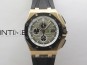 Royal Oak Offshore 44mm RG Ceramic Bezel APF 1:1 Best Edition Gray Dial on Rubber Strap A3126