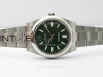 Oyster Perpetual 41mm 124300 904L Steel GMF 1:1 Best Edition Green Dial on SS Bracelet VR3230 V2