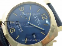 PAM1112 RG TTF 1:1 Best Edition on Blue Leather Strap P9010