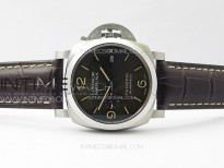 PAM1116 S TTF 1:1 Best Edition Dark Green Dial on Brown Leather Strap P9010 V2