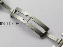 Tank Louis Ladies 22mm SS/Dia Bezel 8848F 1:1 Best Edition White Dial on SS Bracelet Ronda Quartz(Free leather strap)