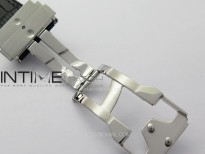 Classic Fusion 42mm SS APSF 1:1 Best Edition White Dial On Gummy Strap A2892