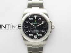 Air-King 126900 40mm SS UBF 1:1 Best Edition Black Dial on SS Bracelet