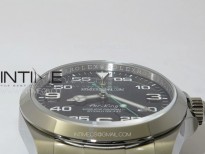Air-King 126900 40mm SS UBF 1:1 Best Edition Black Dial on SS Bracelet