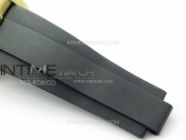 Daytona 116518 YG Clean 1:1 Best Edition YG/Black Dial on Oysterflex Rubber Strap SA4130