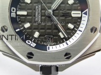 Royal Oak Offshore Diver 15720 ZF 1:1 Best Edition Gray Dial on Gray Rubber Strap A4308