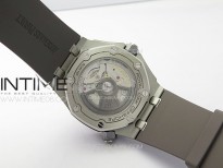 Royal Oak Offshore Diver 15720 ZF 1:1 Best Edition Gray Dial on Gray Rubber Strap A4308