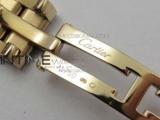 Panthère Secrete Ladies 27mm RG 8848F 1:1 Best Edition White Dial on RG Bracelet Ronda Quartz