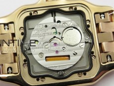 Panthère Secrete Ladies 27mm RG 8848F 1:1 Best Edition White Dial on RG Bracelet Ronda Quartz